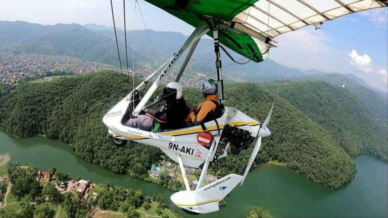 Pokhara Ultralight: AIR TREKK of the Himalayas (90 minutes) - Key Points