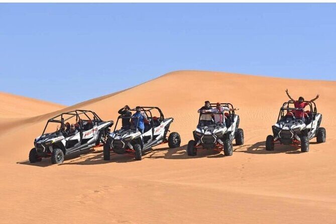 Polaris RZR X4 Buggy Ride in the Dubai Desert Guided Tour - Key Points