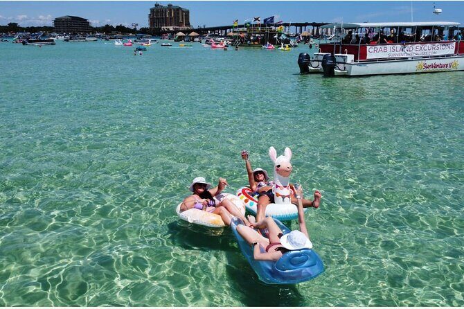 Pontoon Boat Rental with 2 Slides from Fort Walton Beach - Meeting Point and Logistics