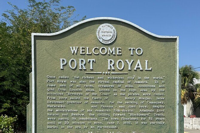 Port Royal (UNESCO World Heritage site)and Downtown Kingston Tour - Key Points