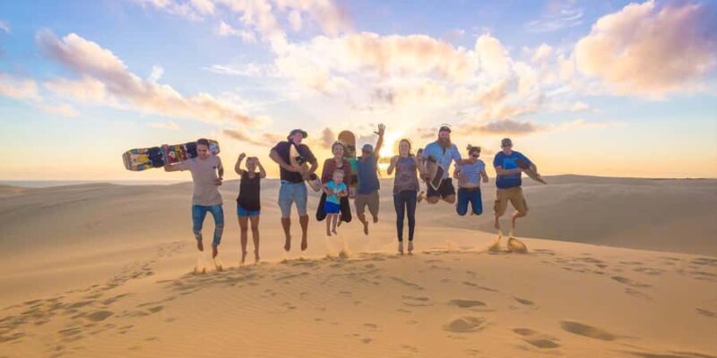 Port Stephens: Dolphin, Lunch, Koalas&Sandboarding -Mandarin - Sandboarding and Photo Stops at Anna Bay