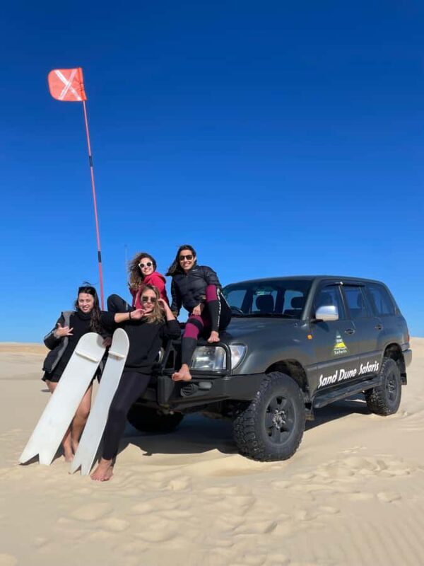 Port Stephens: Unlimited Sandboarding with 4WD Dune Transfer - FAQ