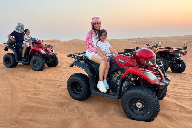Premium Desert Quad (ATV) Bike Ride Adventure & Sand boarding - Key Points