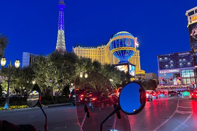 Private 1-Hour Evening Las Vegas Strip Tour in a Sidecar - The Sum Up