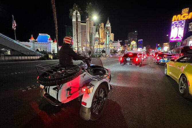 Private 1-Hour Evening Las Vegas Strip Tour in a Sidecar - FAQ