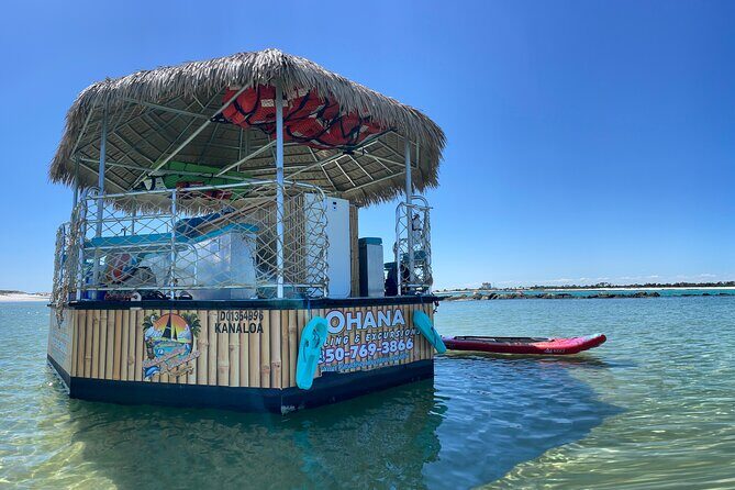 Private 3 Hour Tiki Boat Tour to Shell Island - Key Points