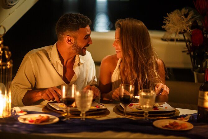 Private 3 hours Romantic Tulum Dinner in 58´Yacht Azimut - The Gourmet Dinner: A Culinary Highlight