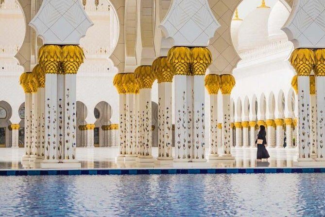 Private Abu Dhabi Sheikh zayed mosque with Louver Museum & Emirates Place Tea - The Sum Up