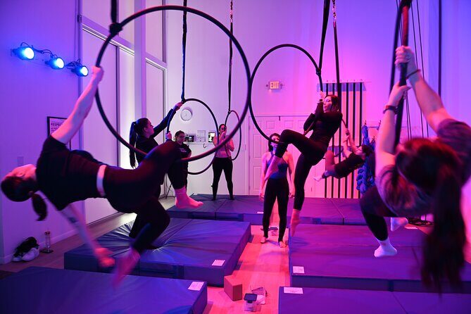 Private Aerial Party For Up To 15 People at soFly Social ATX - FAQ