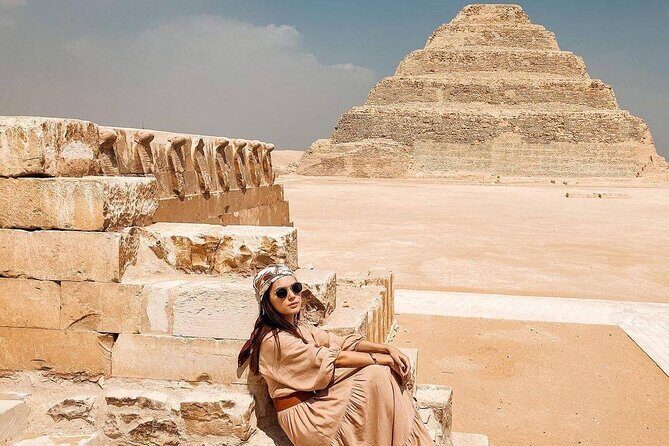 Private All Inclusive;Giza Pyramids,Sphinx,Memphis,Saqqara,Lunch&Camels - A Deep Dive into Your Full-Day Egypt Adventure