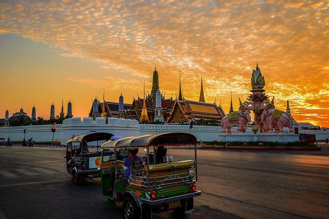 Private Bangkok Tuk Tuk Sunset Long-tail Night Lights - Key Points