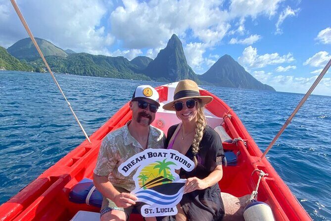 Private Boat Charter St. Lucia, boat tour to Soufriere. Full day - Key Points