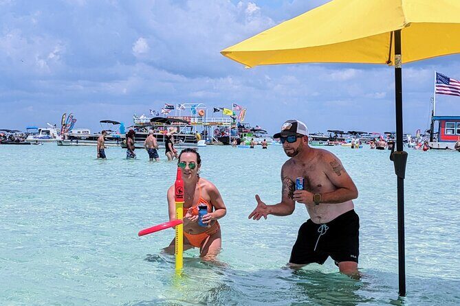 Private Captained Pontoon to Crab Island in Destin 3,4,5, or 6 Hr - FAQ