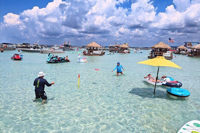 Private Captained Pontoon to Crab Island in Destin - An In-Depth Look at the Tour