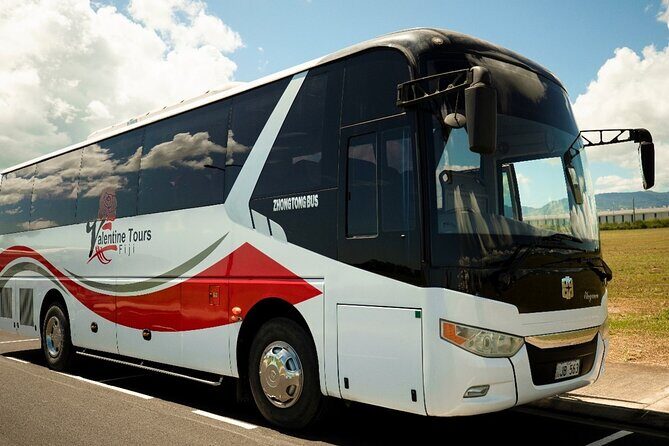 Private Charter Luxury Bus From Nadi Airport to Coral Coast Area - Key Points