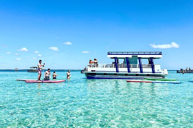 Private Chartered Pontoon Boat-Up to 16 Guests with Restroom - Key Points