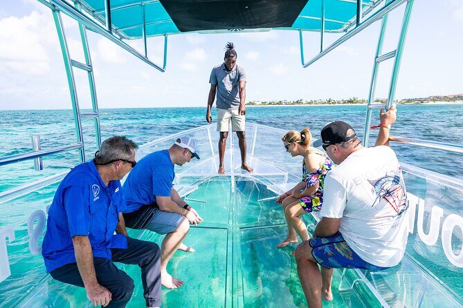 Private Clear Boat experience in Grace Bay - The Unique 100% Clear Boat