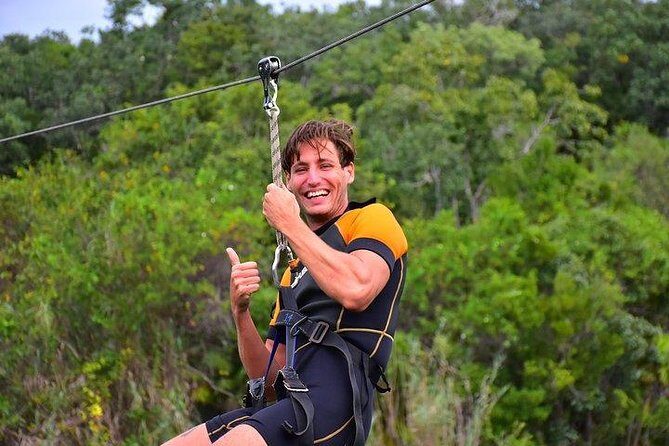 Private Coba & Zipline, Rappel and Cenote Snorkeling - Key Points