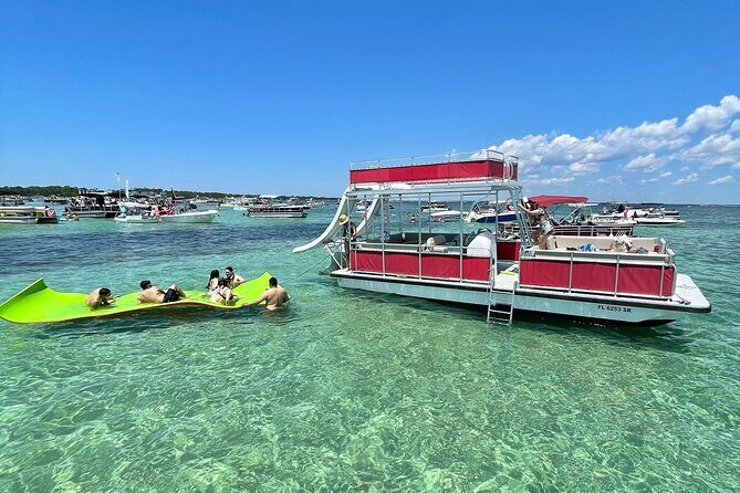 Private Crab Island Double Slides Pontoon Charter - The Itinerary: What to Expect