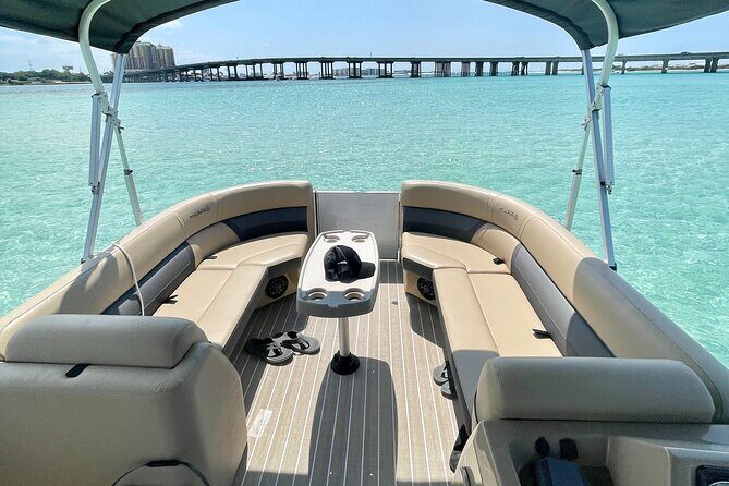 Private Crab Island Pontoon Charter with Inflatables from FWB - FAQ