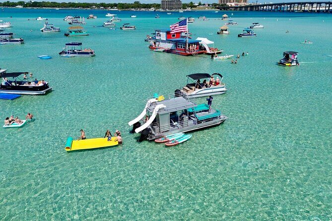 Private Crab Island Slide Pontoon Charter w/Restroom (Up to 12) - Why Choose This Tour?