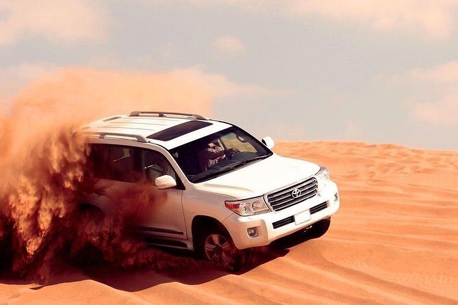 Private Desert Safari With Sand Boarding Quad bike and Camel Ride BBQ Dinner - Key Points
