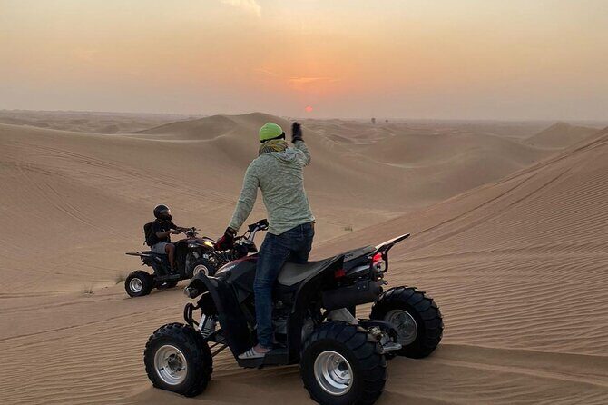 Private Dinner in middle of desert with sunset quad bike tour - The Value of the Experience