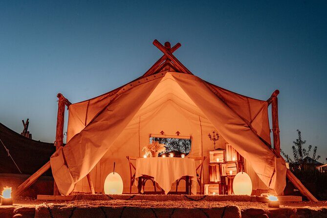 Private Dinner under the Stars & entertainment and Dromedary in Agafay - Exploring the Experience in Detail