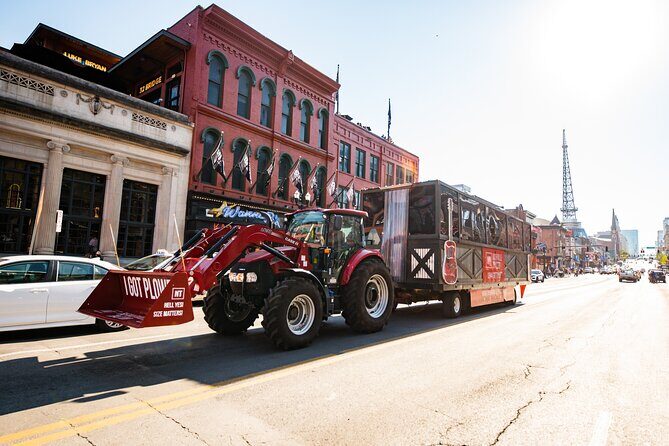 Private Downtown Nashville Party Tractor Tour 21+ Only! - Authentic Feedback from Participants
