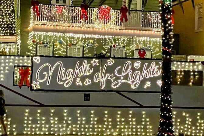 Private Electric Golf Cart Nights of Lights Tour up to 12 people - Key Points