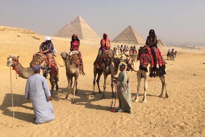 Private Giza pyramids , sphinx , camel riding and lunch including - Highlight: Camel Riding and Scenic Views