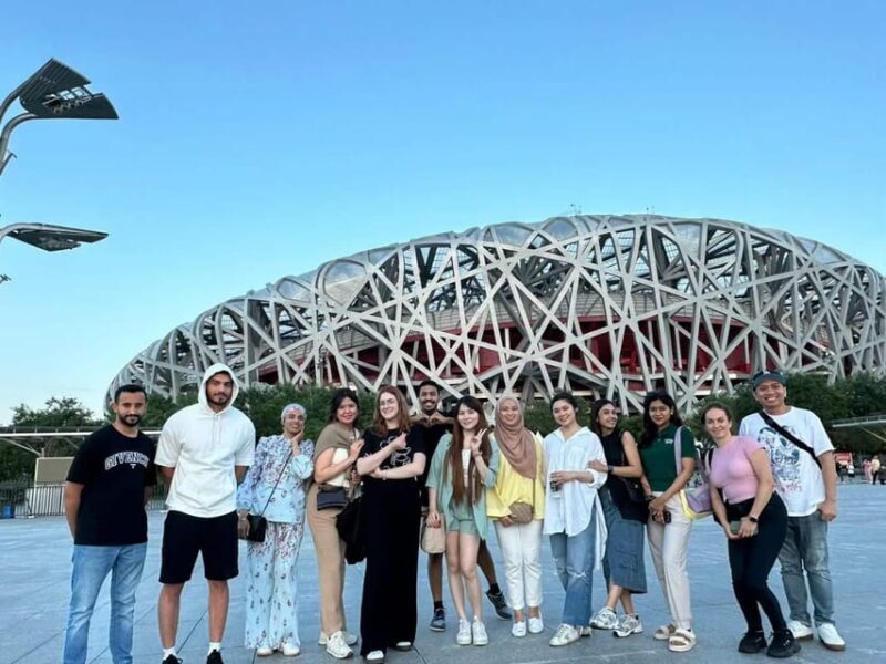 Private Great Wall Morning Yoga & Authentic Peking Duck - The Olympic Legacy: Bird’s Nest and Water Cube