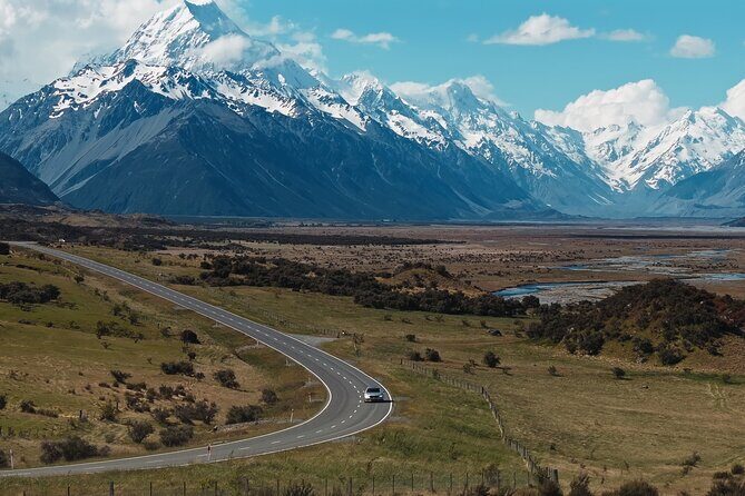 Private Guided Aoraki Mt Cook Tour ex Queenstown - Omarama and the Mackenzie Basin: Sheep and Serenity