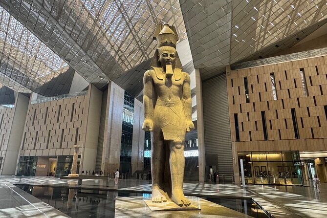 Private Guided Tour in Grand Egyptian Museum and Giza Pyramids - Key Points
