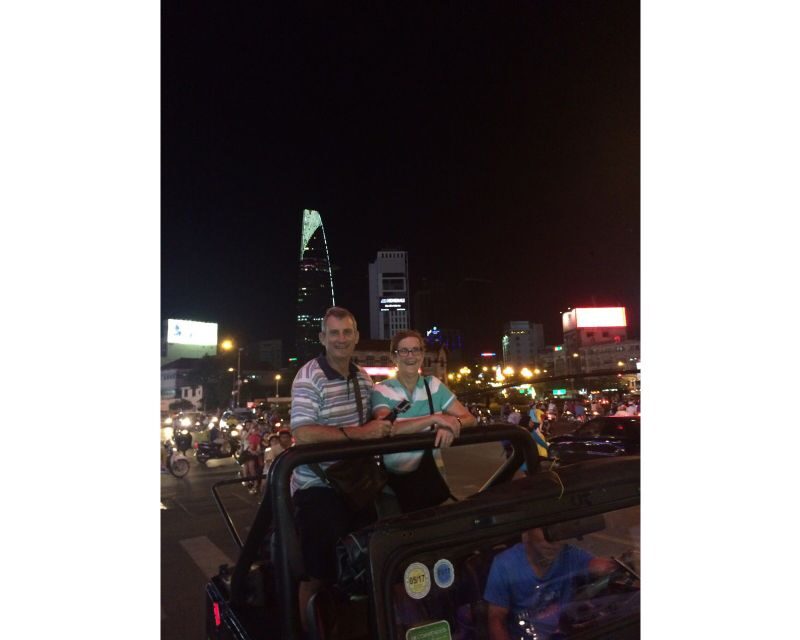 Private Jeep Tour Saigon by Night & Cruise Dinner with Music - Key Points
