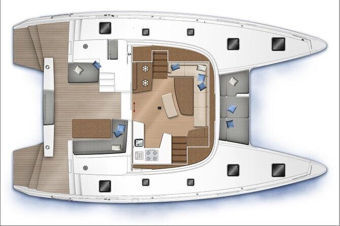 Private Luxury Charter Aboard New Multi-Deck Lagoon Catamaran - Duration and Price