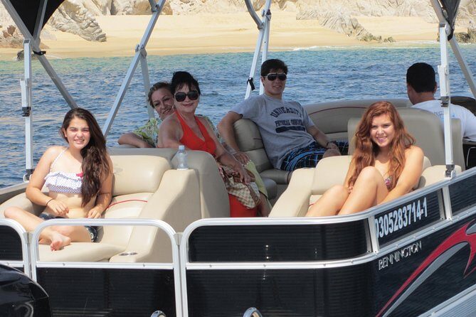 Private Luxury Pontoon Boat, Snorkel, Arch, Sunset & byond - In The Sum Up