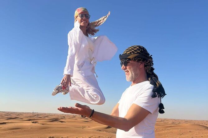 Private Morning Desert Safari with Camel Ride Falcon Photos - The Sum Up