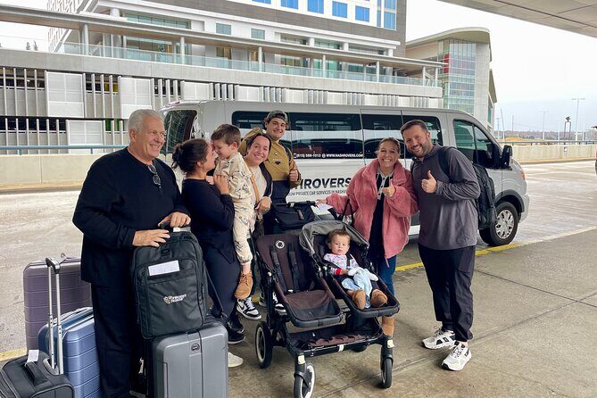 Private Nashville Airport Shuttle to Downtown Fast and Easy - Vehicle Comfort and Capacity