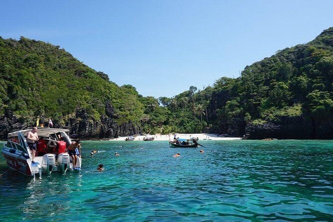 Private Phi Phi & 4 Islands Sunset Cruise by Speedboat - from Krabi - An Overview of the Experience