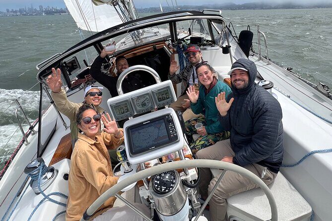 Private Sailboat Charter on San Francisco Bay - Setting Out from Pt. Richmond