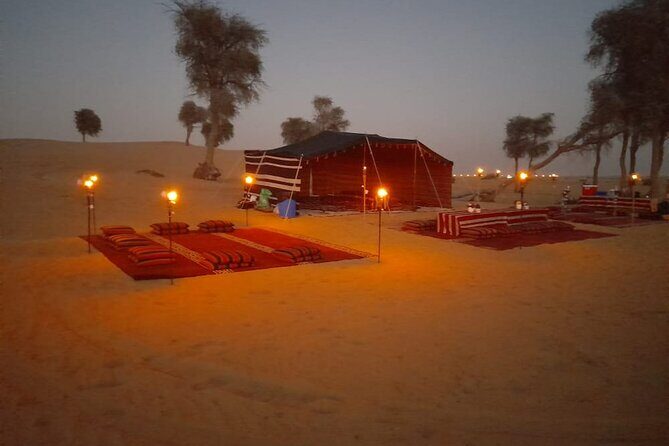 Private setup, Falcon photo , Dinner, Sunset in middle of Desert - Key Points