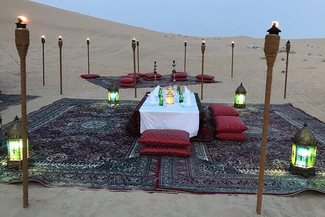 Private setup, Falcon photo , Dinner, Sunset in middle of Desert - Real Guests, Real Impressions