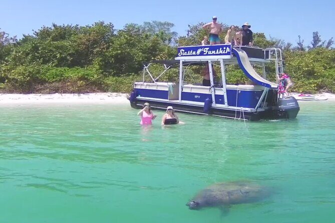 Private Siesta Funship Adventure/Dolphin Cruise Sandbar Stops - What to Expect on the Tour
