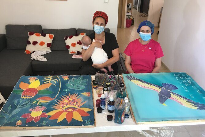 Private Silk Painting Workshop in Jerusalem - Create a scarf - - FAQs