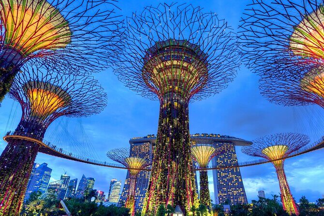 Private Singapore Night Tour with Gardens by the Bay&River Cruise - Clarke Quay and the Bum Boat Ride: The Urban Nightlife