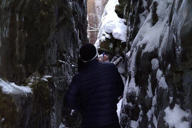 Private Singhampton Caves Snowshoe, Collingwood/Blue Mountain - An Authentic Winter Adventure at Singhampton Caves