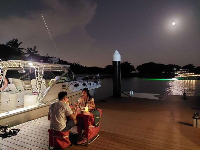 Private Sunset Dinner Cruise on Modern 34 ft Yacht - Setting Sail from Sentosa’s One Degree 15 Marina