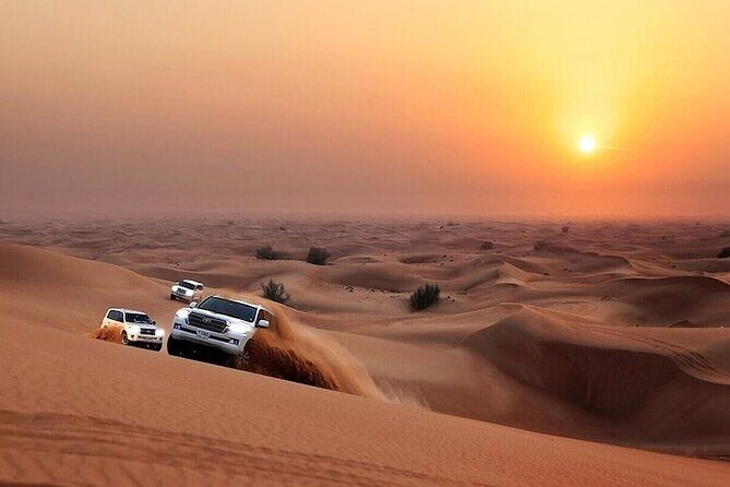 Private Sunset Safari With Extreme Dune Bashing & Camel Rides - The Sum Up