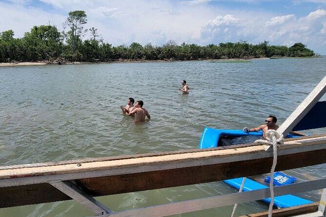 Private Tiki Boat Beach from Tybee Island Swim and Chill - The Core of Your Tiki Boat Adventure